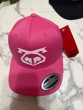 Nasty Pig Hot Pink Cap with Raised White Logo